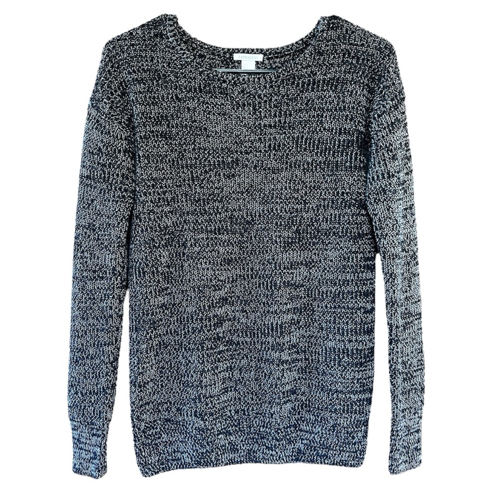 2x 100% Cotton Ribbed Knit Fisherman Sweater | Black/White, Cream/Black | F21 - Picture 16 of 16